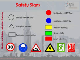Safety Signshealth And Safety Induction Training Red Induction Training Health And Safety Train