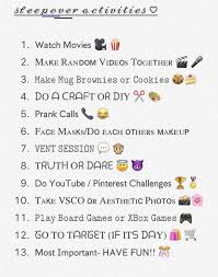 Birthday Things To Do In Quarantine Pin By Livarditi On Things To Do When Bored In 2020 Sleepover Activities Things To Do At A Sleepover Fun Sleepover Ideas