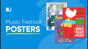 From music festivals to food or traditional folk festivals, try brandcrowd's logo maker to generate amazing festival logo designs for your business. The Art Of The Music Festival Poster Flipsnack Blog