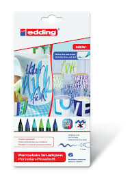 Edding 4 4200 6099 Porzellan Pinselstift Edding 4200 1 4 Mm Sortiert Porzellan Schreibwaren Textmarker
