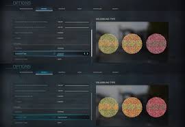 With newest pubg xbox one/ps4 update #5 the color blind settings or colors changed, so no more purple blood. Increase Contrast Slightly And Make It Easier To Spot People Set Colorblind Type To Deuteranopia And Colorblind Target To Both Modernwarfare