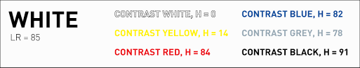 Mixing white or black with any primary or secondary color will give you lighter or darker shades of that color. Signs And Color Contrast Designworkplan Wayfinding Design Studio