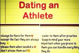 Dating An Athlete Quotes. QuotesGram via Relatably.com