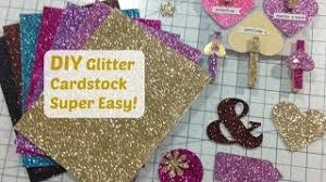 I'm really excited about stampin' up!'s new rainbow glimmer cardstock because it gives you multiple colors of glitter. Diy How To Make Glitter Cardstock Super Easy And Quick Youtube