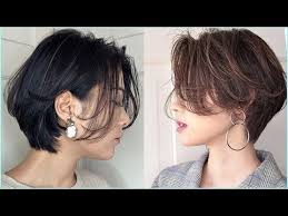 Speaking of shorter, brushed hairstyles, this tapered classic is an easy asian guy hairstyle to fall in love with. 14 Best Short Hairstyles For Thick Hair Short Haircuts For Women Youtube