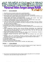Tujuan umum dari penyesuaian diri makhluk hidup yaitu. Kumpulan Soal Soal Olimpiade Ipa Sd