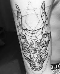 Black ink taurus bull tattoo for shoulder image. Taurus Tattoo Le Nou Tattoo Bull Tattoos Taurus Tattoos Tattoos