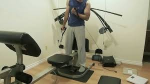 workout on the weider crossbow max showing a few exercise