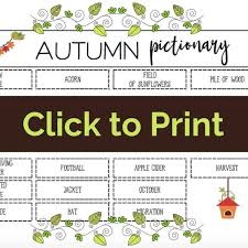Pictionary stock photos and images. Fall Pictionary Printable Board Game For Kids Views From A Step Stool
