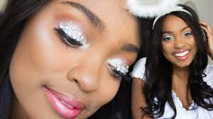 Makeup to dress up as a victoria's secret angel for halloween halloween is the perfect excuse to wear glittery eyeshadow and fun makeup! Easy Angel Makeup Tutorial Halloween Makeup Tutorial 2017 Youtube