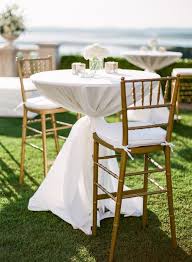 Love This Idea For Outdoor Party Etc Cocktail Table Decor Outdoor Party Decorations All White Wedding
