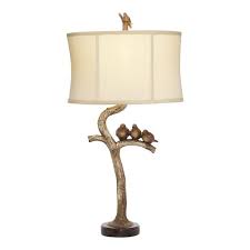 Aviary 34 Light Brown Dark Brown Table Lamp Lamp Dark Brown Table French Table Lamp