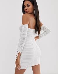 Maybe you would like to learn more about one of these? Ruched Dress Off Shoulder Fb1e00