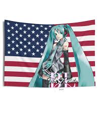 初音ミク、アメリカ国旗、ボーカロイド、イギリス軍