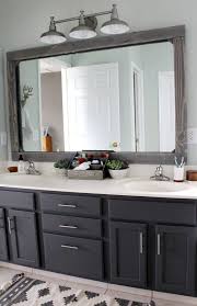 9 Rustic Frame For Bathroom Mirror Bathroom Remodel Master Master Bathroom Makeover Bathroom Mirror Design