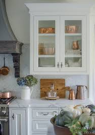 How To Style Glass Kitchen Cabinets
