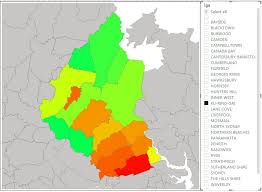 Seifa 2016 by local government area (lga) seifa 2016 by postal area code (poa) seifa 2016 by state suburb code. Sydney Housing Market By Lga With Map Microsoft Power Bi Community