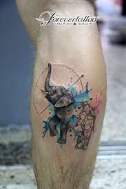 Elephant Tattoo Breaking Elephant Abstract Tattoo Water Color Tattoo Abstract Tattoo Geometric Elephant Tattoo Watercolor Abstract Tattoo