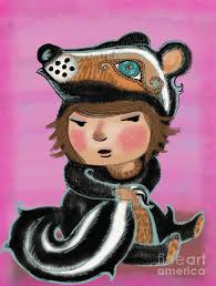 But they like bones most. My Favourite Animal Is A Skunk Painting By Beatrice Ajayi