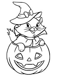 Plus, it's an easy way to celebrate each season or special holidays. Halloween Cat In Pumpkin Coloring Page Free Printable Coloring Pages For Kids