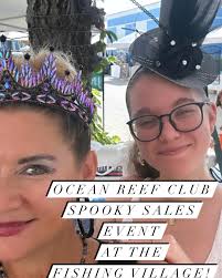Ocean Reef Club Spooky Sales Event in the Fishing Village today!!  @thedresscodeorc is in full force, as the store is open as well at 32  Barracuda Lane OPEN 10-5 today!!🛍️#thedresscode #oceanreefclubkeylargo