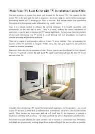 Ornin's handyman | homeadvisor prescreened home media professionals, electricians in canton, oh. Make Your Tv Look Great With Tv Installation Canton Ohio By Ht Hook It Up Issuu