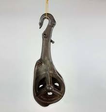 4.) antique cast iron 5 clothes line pulleys, asking $20. Large Antique Cast Iron Goshen Goose Barn Pulley Steel Wheel 019 Ebay