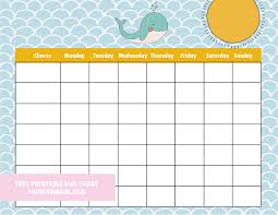 Free Printable Chore Charts 8 Absolutely Cute Designs