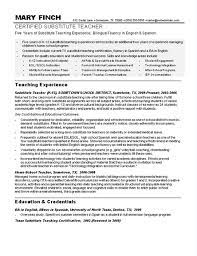 Substitute teacher resume tips and ideas. Sample Teacher Resumes Substitute Teacher Resume Sample Teacher Resumes Free Job Resumes Teacher Resume Teacher Resume Examples Jobs For Teachers