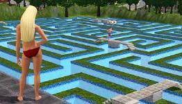 The first karma power is in between the lake near the art museum and the stadium. The Sims 3 Karma Powers Detailed N4g