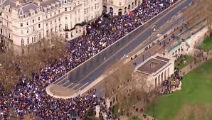 Image result for brexit march london 23rd march 2019 images