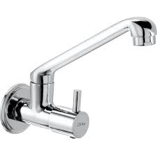 See more ideas about wall mount kitchen faucet, kitchen faucet, faucet. Cera Garnet Quarter Turn Fittings Wall Mounted Sink Cock Chrome Finish Amazon In