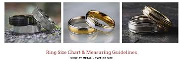 Mens Ring Size Chart How To Find Your Ring Size