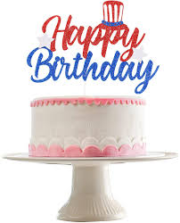 Check spelling or type a new query. Affordable Happy Birthday Cake Topper Red White Blue Glitter 4th Fourth Of July Patriotic Birthday Decorations 4th Of July Birthday Topper Red White And Blue Birthday Cake Decor Outlet Factory Shop Www Ortidisicilia It