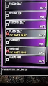 Started playing goat simulator on ios but can't unlock all the goats? I Can T Figure Out How To Unlock These 2 I Play On Xbox Can Someone Help Me R Goatsimulator