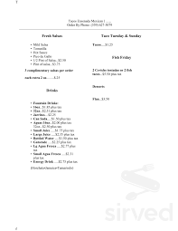 Maybe you would like to learn more about one of these? Tacos Ensenada Menu In Visalia California Usa