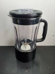 5 cup black glass jar pitcher base