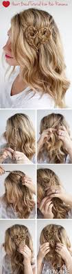 With a weave you can modify your hairstyle to your heart's content. Diy Heart Hairstyles Easy Tutorials Craftionary