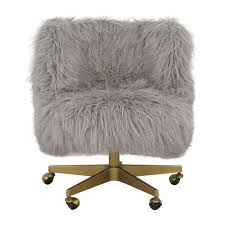 Best standing desk chair review (2021 update) | #1 ergonomic office stool. 60 Off Restoration Hardware Rh Teen Kinney Mongolian Shag Desk Chair Chairs