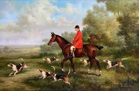 Fox Hunting Scene By Benjamin Lander ...