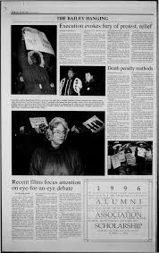 Bailey dies among fury of protest and relief