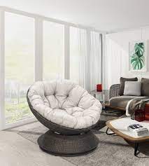 We did not find results for: Outdoor Indoor Patio Furniture Brigham Cushion Wicker Oversized Papasan Chair With 360 Degree Swivel Brown Frame With Gray Off White Cushion Walmart Com Walmart Com