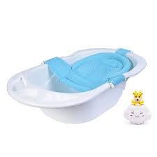 Baby bath tub ask price. A Baby Cherry Bath Tub Deluxe Ergonomically Designed Bathtub For Infants To Toddlers 0m To 3 Yr Fits According To Age 3 In 1 Adjustment Free Bath Toy Blue Buy Online In