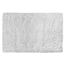 The adhesive retains its bonding strength for extended periods of time, which means users have the flexibility to tile onto the mat an hour at a time or over several days. Ih Casa Decor Handwoven Microfibre Shaggy Bath Mat White 20 X 32 The Home Depot Canada