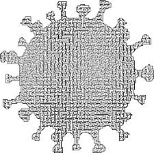 Download and print turtle diary's kids maze puzzle worksheet. Coronavirus Maze Line Art Free Vector Graphic On Pixabay