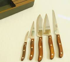 Image 0 Knife Set Kitchen Kitchen Knives Wooden Handles
