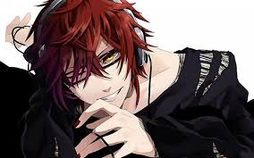 Hot Red Hair Golden Eyes Wavy Hair Glasses Cute Anime Boy Cute Anime Guys Anime Guys