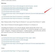 This page has download links for all the old players: Google Chrome Adobe Flash Player Expired Solution Programmer Sought