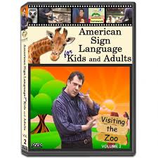 American Sign Language For Kids Adults Vol 2 Visiting The Zoo American Sign Language Sign Language For Kids Sign Language