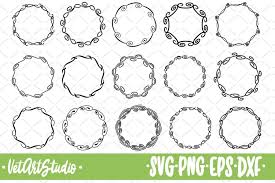 Download transparent circle frame png for free on pngkey.com. 15 Circle Decorative Frames Frame Bundle Decorative Border 480761 Svgs Design Bundles